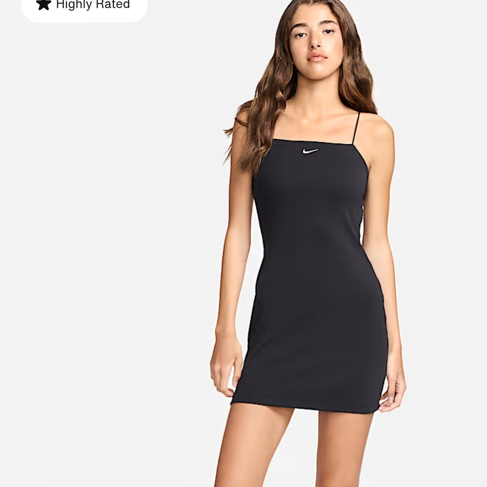 Nike Women's Black Spaghetti Strap Dress